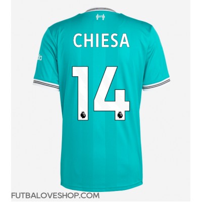 Dres Liverpool Federico Chiesa #14 Tretina 2025-26 Krátky Rukáv Dres Liverpool Federico Chiesa #14 Tretina 2025-26 Krátky Rukáv